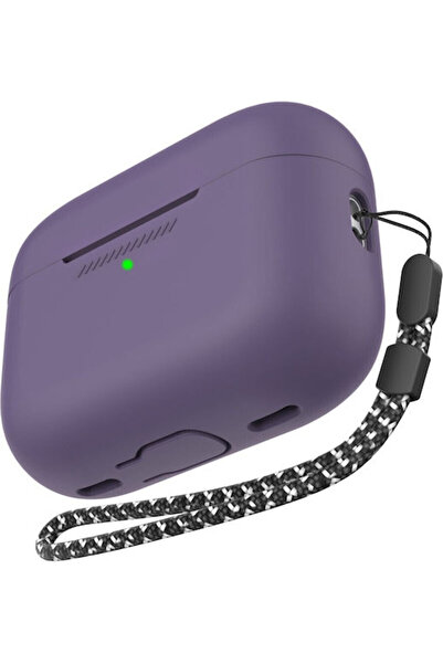 AhaStyle Θήκη σιλικόνης σε μωβ χρώμα για Apple AirPods Pro 2