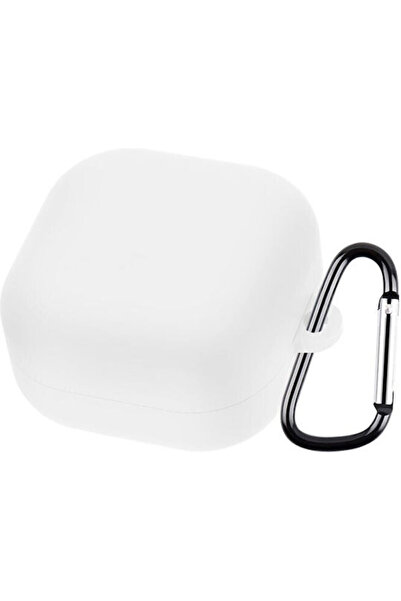 OEM Θήκη σιλικόνης με γάντζο σε λευκό χρώμα για Galaxy Buds4 / 4 Pro