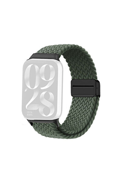 OEM Xiaomi Redmi Watch 4/5 Πλεκτό Λουράκι Στρατιωτικό Πράσινο