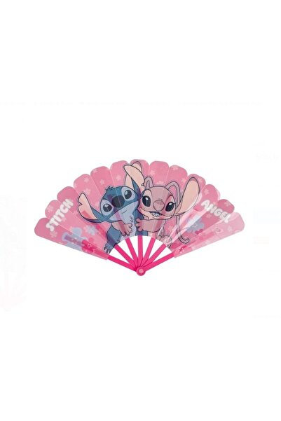 ARIMAT Evantai pliabil pentru copii, cu design Stitch, 24,5 cm, Roz, Ușor și ...