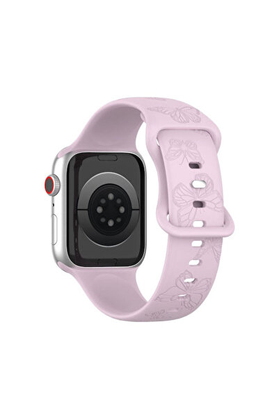 OEM Λουράκι Σιλικόνης Ροζ (Apple Watch Series 7/8/9/10/SE/Ultra 1/Ultra 2)