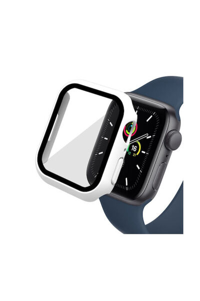 ENKAY Θήκη Προστασίας Οθόνης για Apple Watch Σειρά 7 8 9 41mm, Λευκή