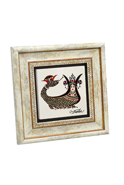 Sadrazam Mardin Şahmeran Printed Natural Stone Table 20X20 1G-Ş4M