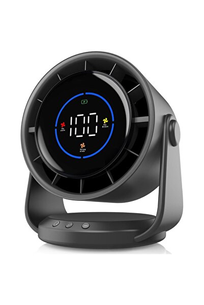 Noonedibs Ventilator de Masă Reîncărcabil cu Afișaj Digital, 100 Viteze, 105°...