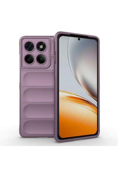 OEM Μαγική Ασπίδα Πίσω Κάλυμμα Σιλικόνης Μωβ (Motorola Edge 60 Pro 5G)
