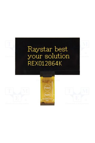 OEM Afişaj OLED RAYSTAR OPTRONICS REX012864KYPP3N0, grafic, 2,7", 128x64, Dim...