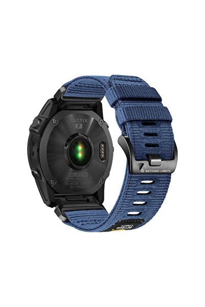 OEM Υφασμάτινο Μπλε Λουράκι (Fenix 5 / 5 Plus / 6 / 6 Pro / 7 / 7 Pro / 8 / E...
