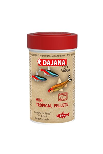 Dajana Pet Mini Pellete Tropicale - Neon 100 ml