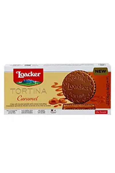 Loacker Tortina Napolitane cu Caramel și Ciocolată 126 g