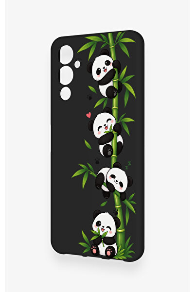 Vip Case Tecno Pova Neo 4 Uyumlu Sevimli Panda Bambu Desenli Silikon Kılıf