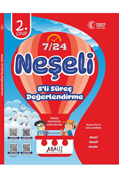 Analiz Yayınları 2.SINIF NEŞELİ 8'Lİ SÜREÇ DEĞERLENDİRME