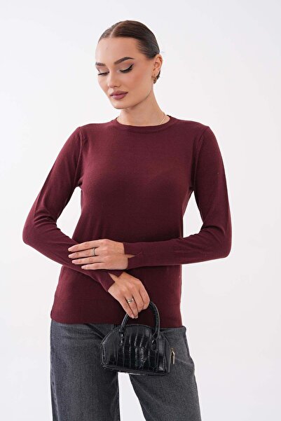 DazzUp Women's Cuff Slit Detailed Knitwear