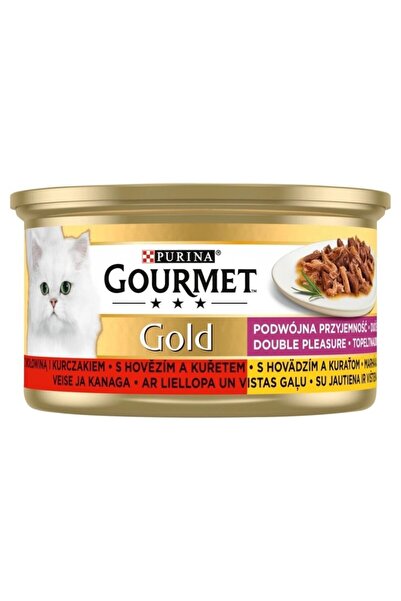 Gourmet Gold cu pui și vită, 85 g