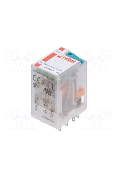 OEM Releu electromagnetic RELPOL R2N2012231024WTL, Ubobină 24VDC, DPDT, Icont...