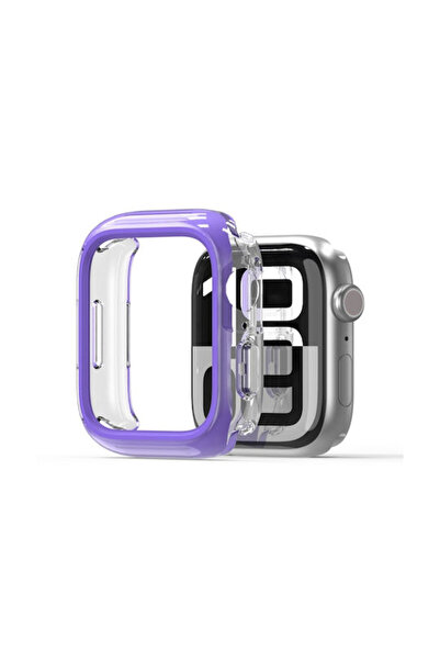 OEM Θήκη σιλικόνης σε μωβ χρώμα για Apple Watch Series 10 46mm