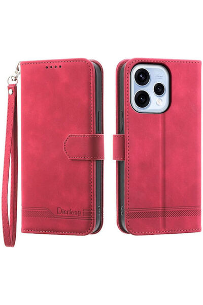 Other Dierfeng Θήκη Πορτοφόλι Κόκκινο Oppo Reno15 5g Κωδικός: 5207224602898