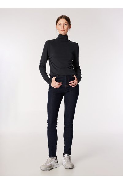JEEP Women's Dark Indigo Skinny Fit Denim Trousers C4WL-PNT4803