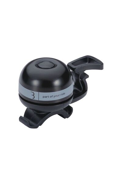 BBB EasyFit Deluxe Bicycle Bell - Black/Grey