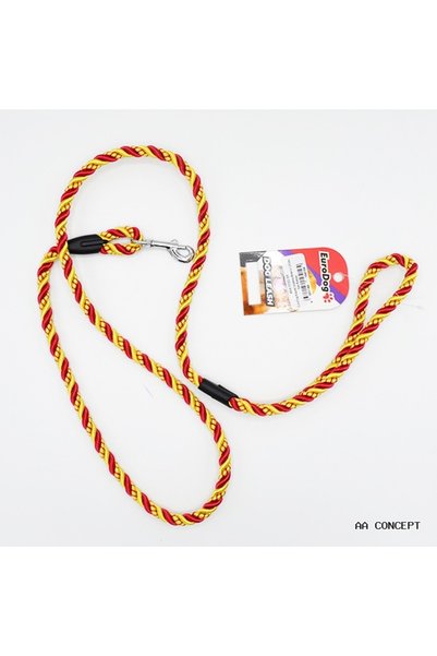 Eurodog Concepta Dog Extension 8mm X 120cm (40525) Yellow Red