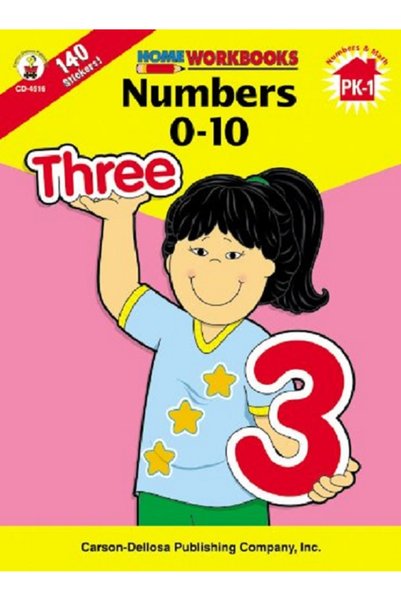 Carson Dellosa Publishing Company Numbers 0-10