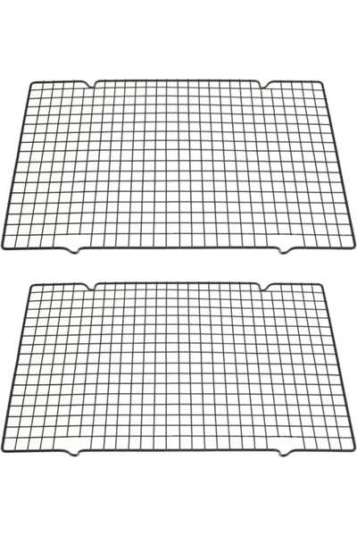 Generic Brand Set 2 grătare răcire tort, grătar copt, grătar grill, 40x25 cm,...