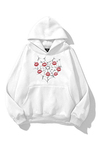 Co Trendiz Unisex telepatiche sweatshirt white