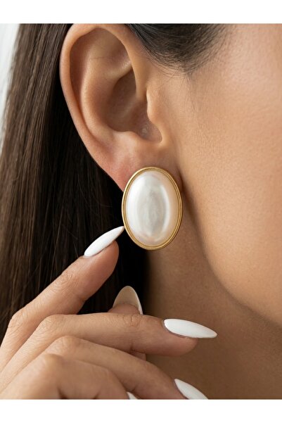 EKİDORA Opal Cat's Eye Reflective Women's Earrings New Model Stylish Minimal ...
