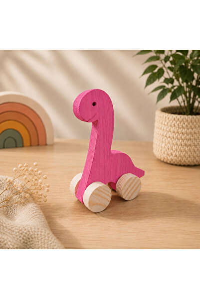 websunday Wooden Toy Dinosarus Natural Handmade Toy