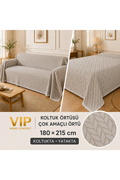 Vip Home Concept Market Ürünleri Покривало за легло 180 x 215 см, тафтирано, ...