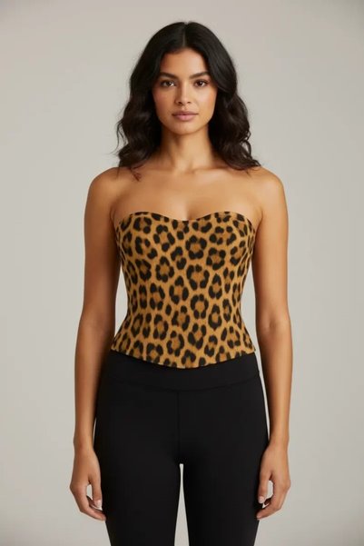Generic Brand كورسيه نسائي من نوع Leopard Premium Terletici