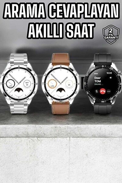 Akıllı Saat Titreşimli Amoled Ekran Uyku ve Sağlık Takibi Sesli Görüşme AKL48JD5