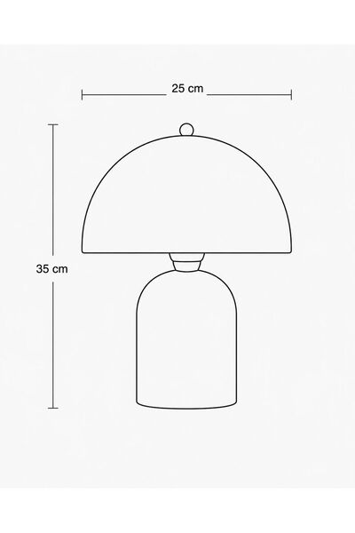 BY-LAMP Soho Sarı Metal Masa Lambası | ByLamp