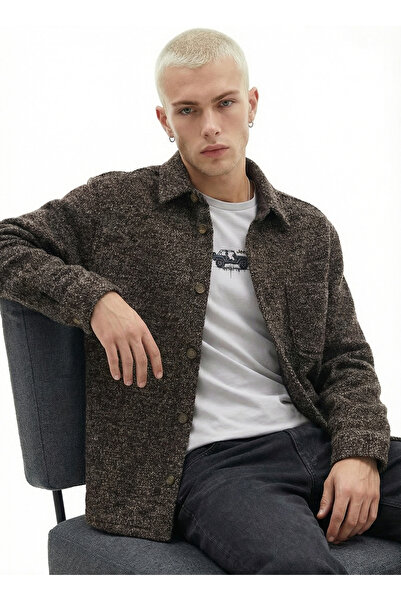 JEEP Men's Brown Shirt J5WM-CKT7670