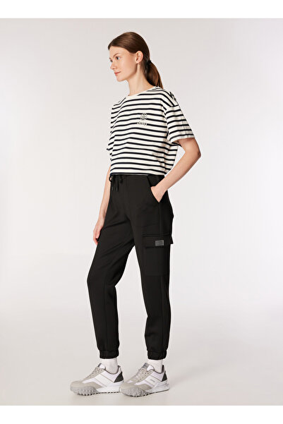 JEEP Women's Black Sweatpants C4WL-EA7140
