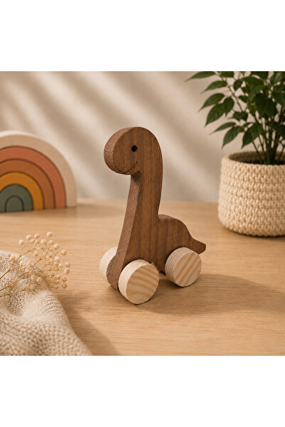 websunday Wooden Toy Dinosarus Natural Handmade Toy