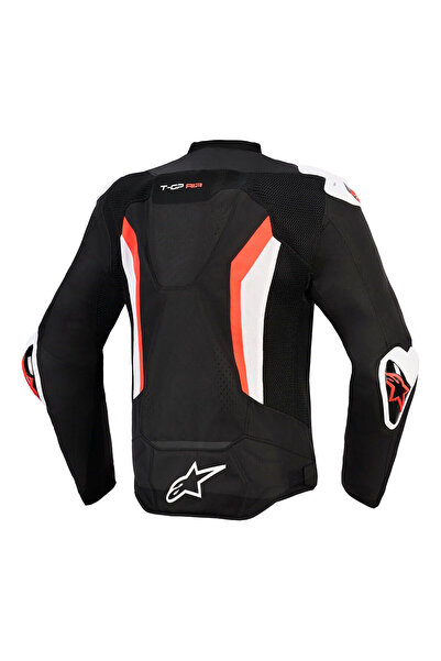 Alpinestars T-GP Air Korumalı Motosiklet Montu Siyah Beyaz Kırmızı
