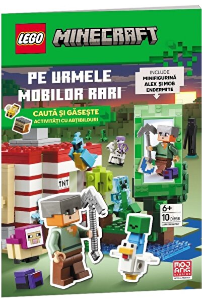 Didactica Publishing House LEGO Minecraft: Pe urmele mobilor rari + Minifigur...