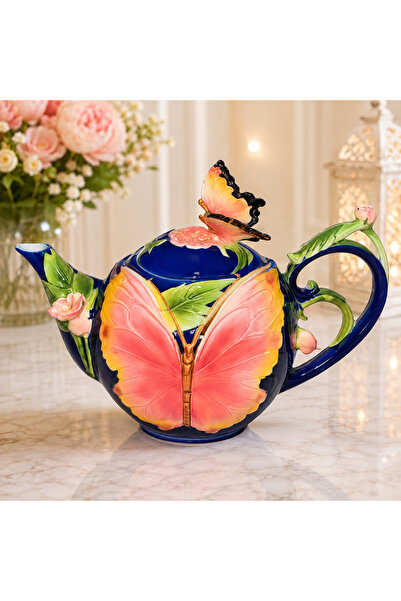 Germania Ceainic ceramic decorativ – Model fluture, pictat manual