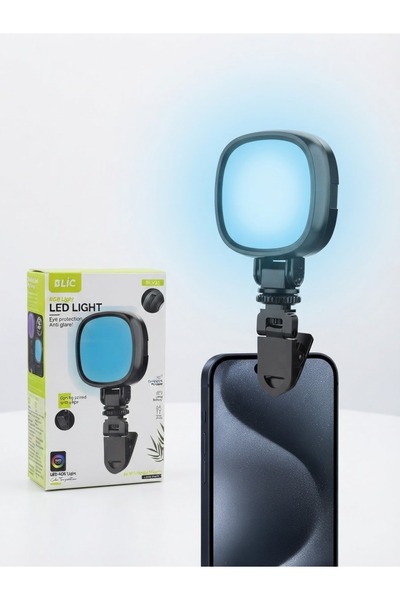 Blic Aura Akse Taşınabilir RGB LED Telefon ve Selfie Işığı – Göz Koruma Tekno...