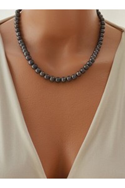 Stoneage Black Pearl Necklace -