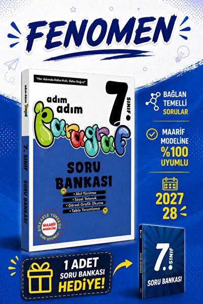 Fenomen Yayıncılık 7 sınıf adım adım paragraf soru bankası
