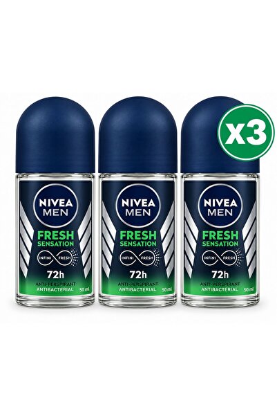 NIVEA 3x Nivea Men Φρέσκια Αίσθηση
