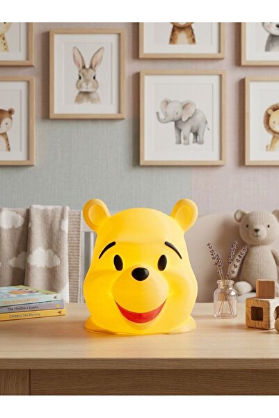 Root Made Winnie The Pooh Esintili Decoratif Sevimli Ayı Kafası Masa Lambası ...