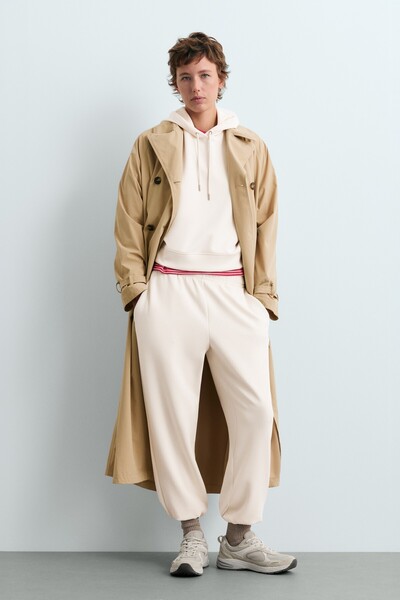 Oysho Boxy sweatshirt with brushed modal