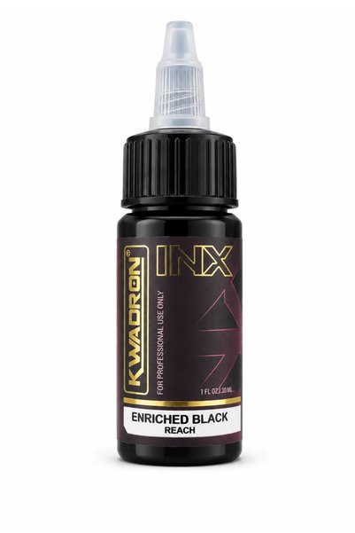 Tattoo Kwadron INX Enriched Black 1oz (30ml) Siyah Dövme Boyası