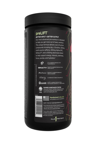 Rule 1 Proteins PRELIFT 30SERV BLACK CHERRY LIMEADE