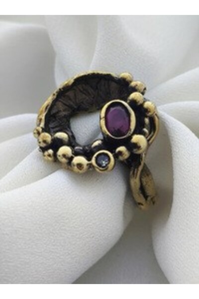 Stoneage Zircon Stone Ring -