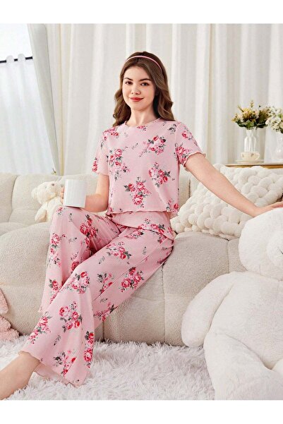 Sheya Set de pijamale, roz - 16 ani
