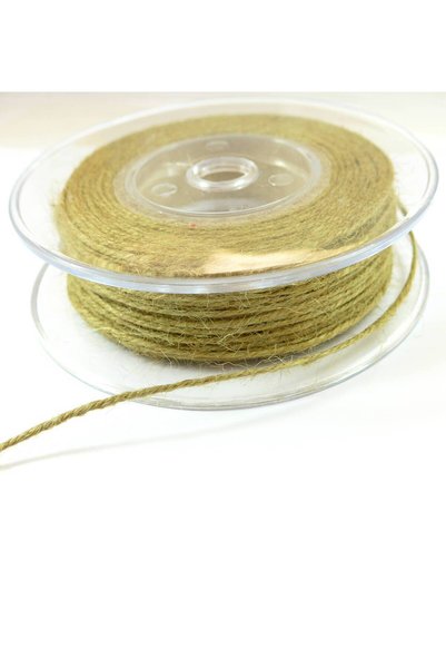 NO BRAND Λινάρι,λινάτσα κορδόνι 1mm/50 μέτρα καρούλι - Μόκα