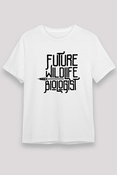 Darkhane Biologist White Unisex T-Shirt T-Shirt